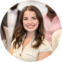 An administrator smiling for a portrait